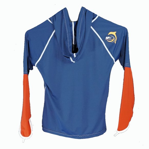 SPZ UV protection to the max 10 boy hooded LS full zip shirt jacket EUC - Picture 3 of 3